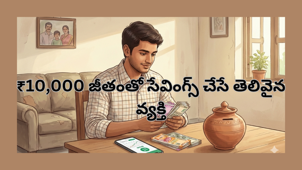 ₹10,000 జీతంతో సేవింగ్స్ చేసే తెలివైన వ్యక్తి