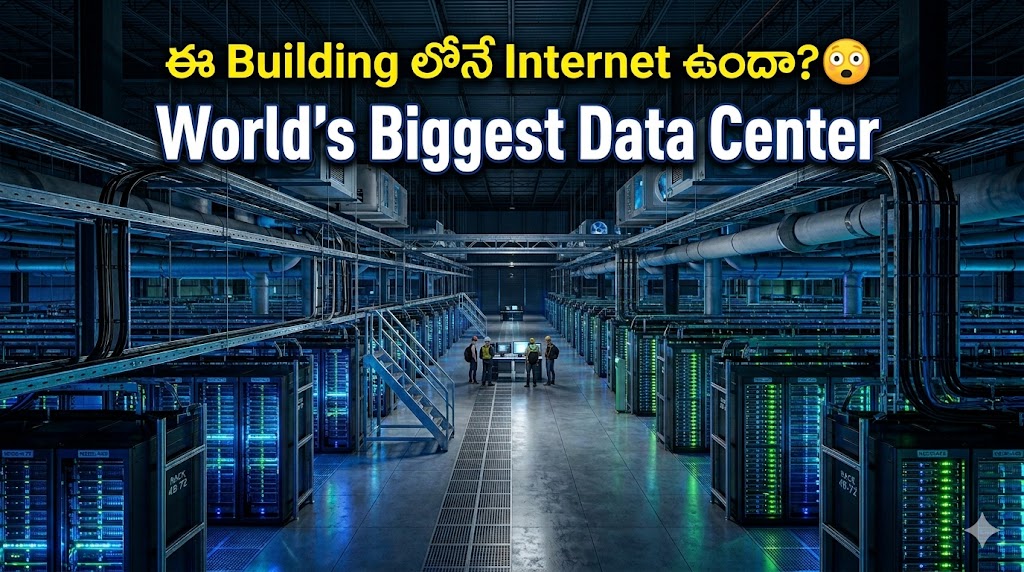 World biggest AI data center infrastructure Telugu