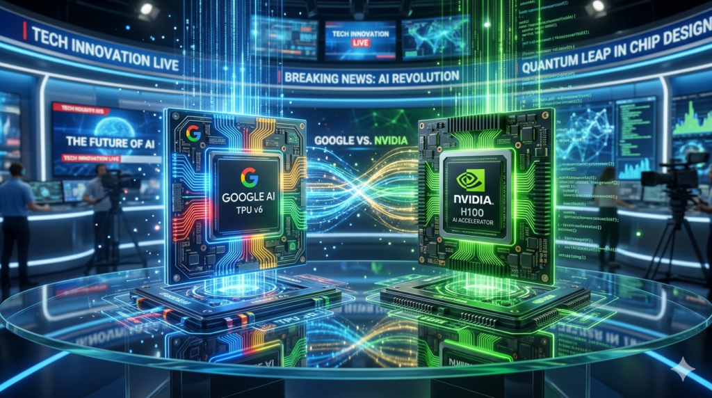 AI chips battle between Google TPU and Nvidia GPU
