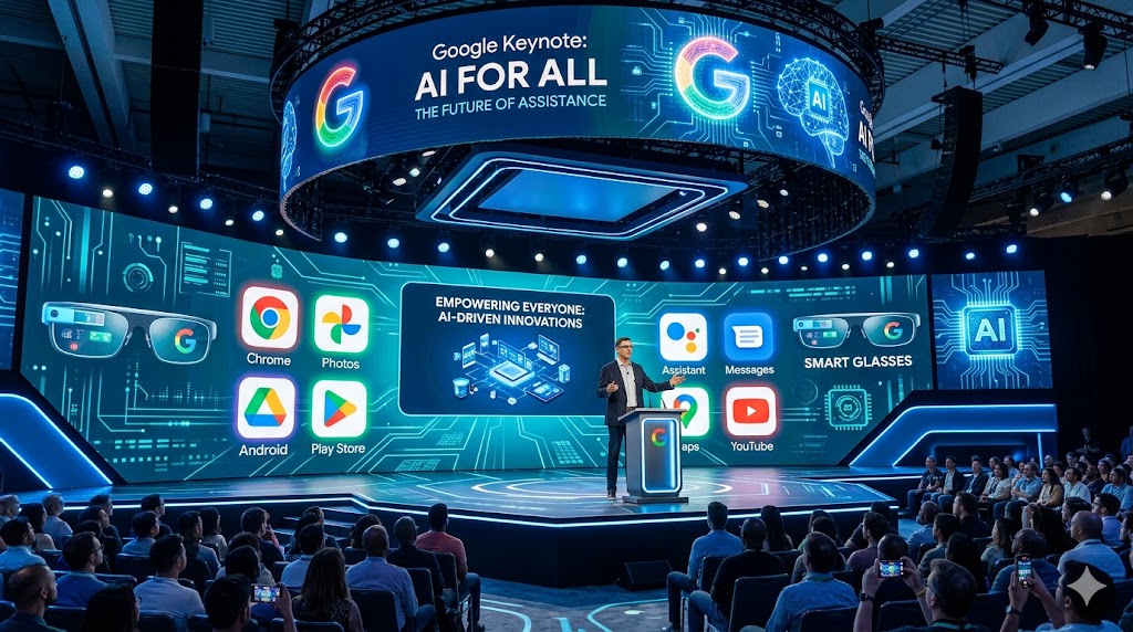 Google I/O 2026 top announcements concept