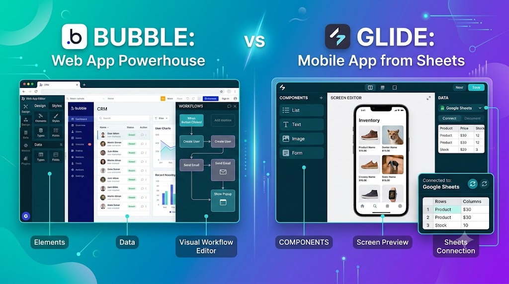Bubble vs Glide comparison for beginners in Telugu 2026