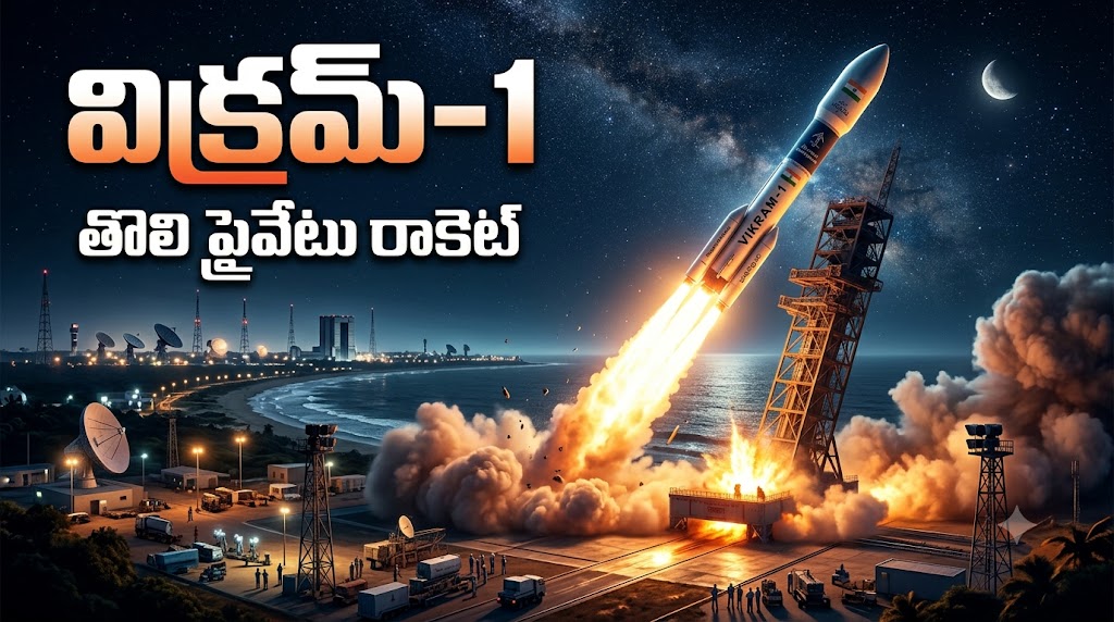 నింగిలోకి దూసుకుపోయిన తొలి ప్రైవేటు రాకెట్‌ విక్రమ్-1: భారత అంతరిక్ష చరిత్రలో కొత్త అధ్యాయం